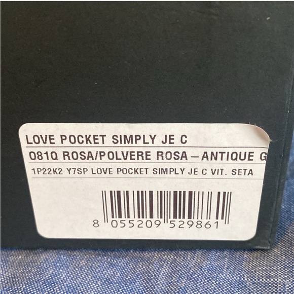 Pinko Love Pocket Simply Je C Vit. Seta, Pink/Dusty Pink-Antique Gold - Picture 3 of 7